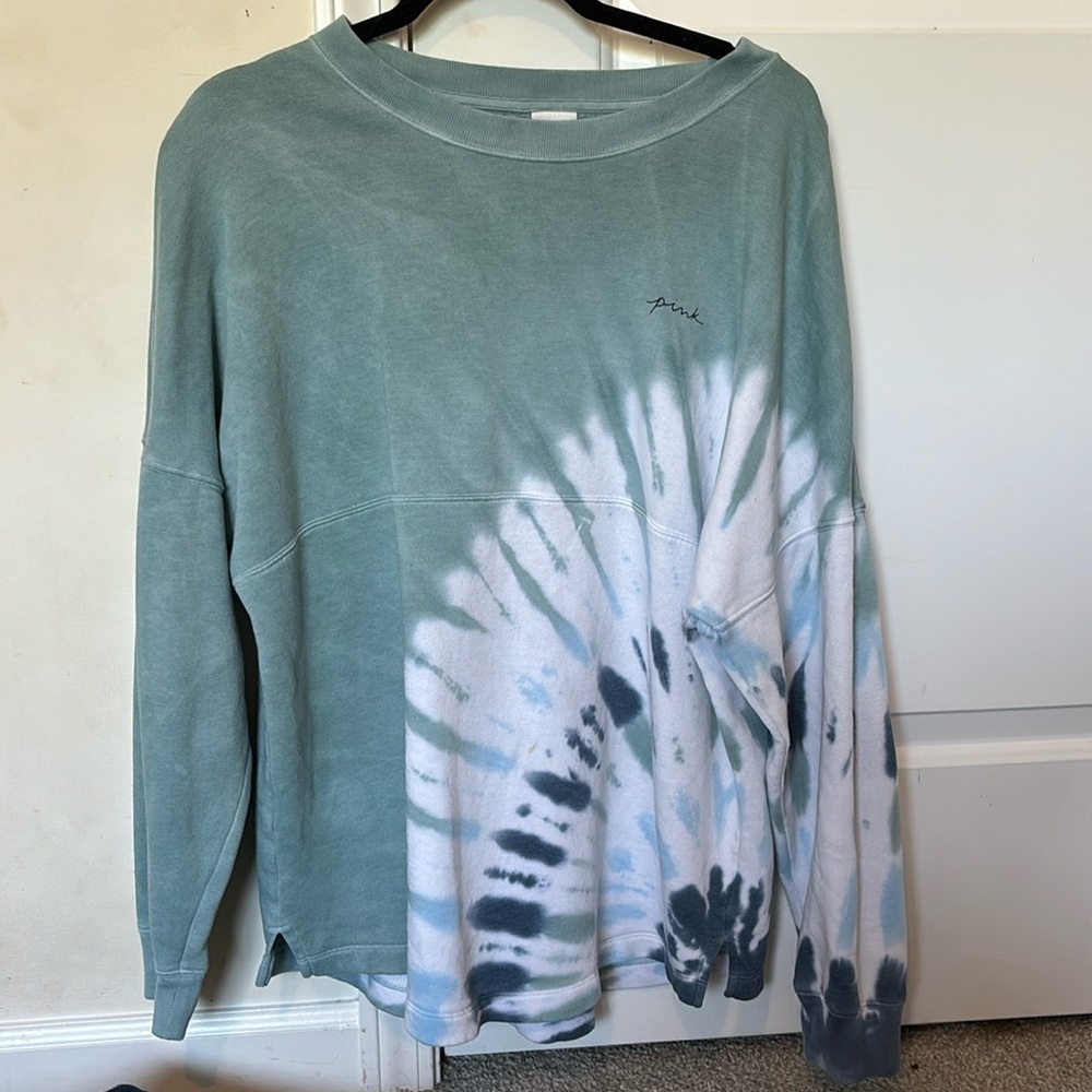 PINK oversized light weight crewneck